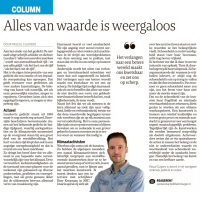 Alles van waarde is weergaloos - Pascal Cuijpers in Dagblad de Limburger, december 2022