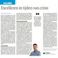 Excelleren in tijden van crisis - Pascal Cuijpers in Dagblad de Limburger, februari 2022