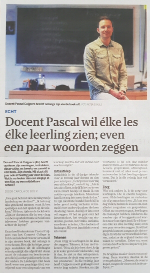 Pascal Cuijpers in De Limburger 2022