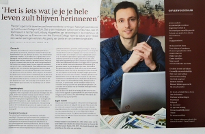 Pascal Cuijpers in Onderwijsmagazine Van12tot18 2018