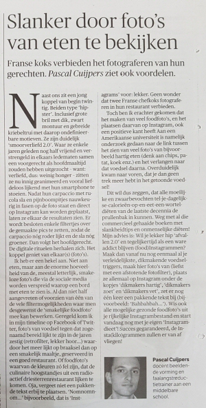 Pascal Cuijpers in NRC Handelsblad